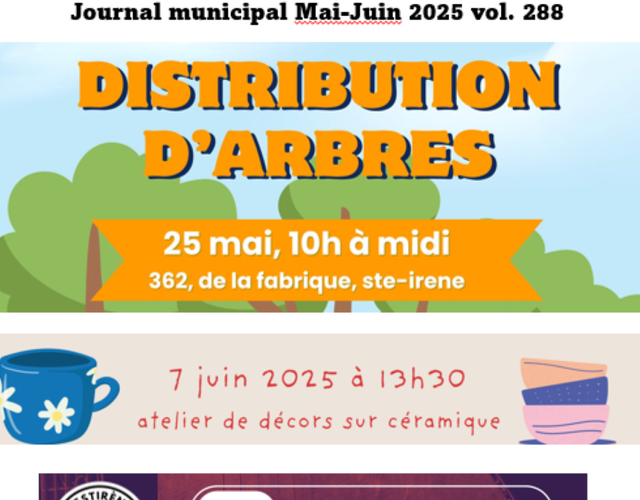 Journal mai et juin 2025