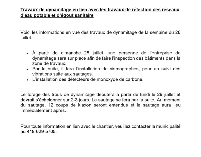Lettre dynamitage aux citoyens