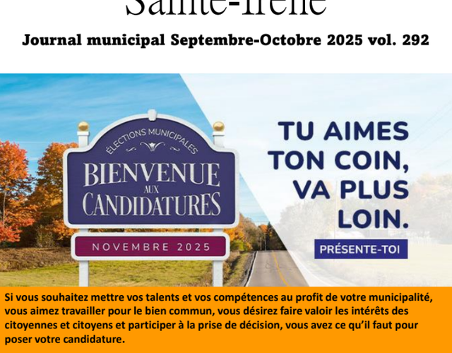Journal septembre / octobre 2025