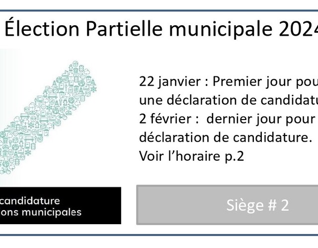 ÉLECTION PARTIELLE